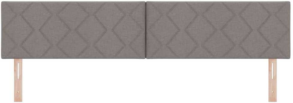 LED galvūgalis Taupe audinys