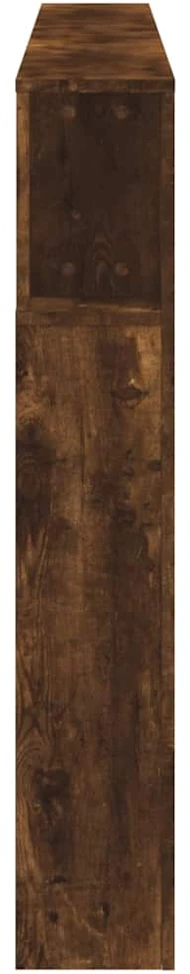 LED galvūgalis, dūminio ąžuolo, 200x18,5x103,5cm, mediena