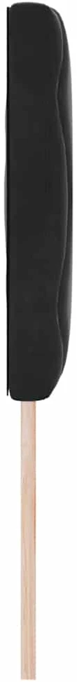 LED galvūgalis Juodas 144 cm Aksomas