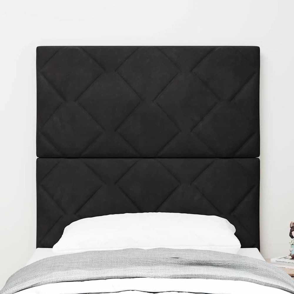 LED galvūgalis Juodas 80 cm Aksomas