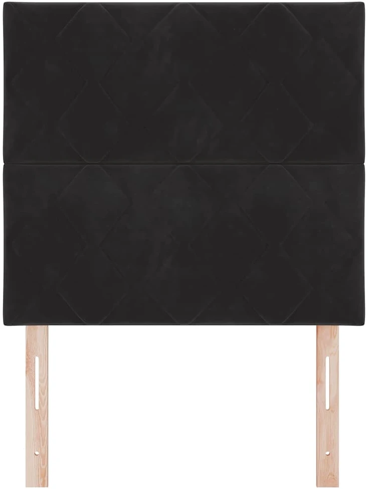 LED galvūgalis Juodas 90 cm Aksomas