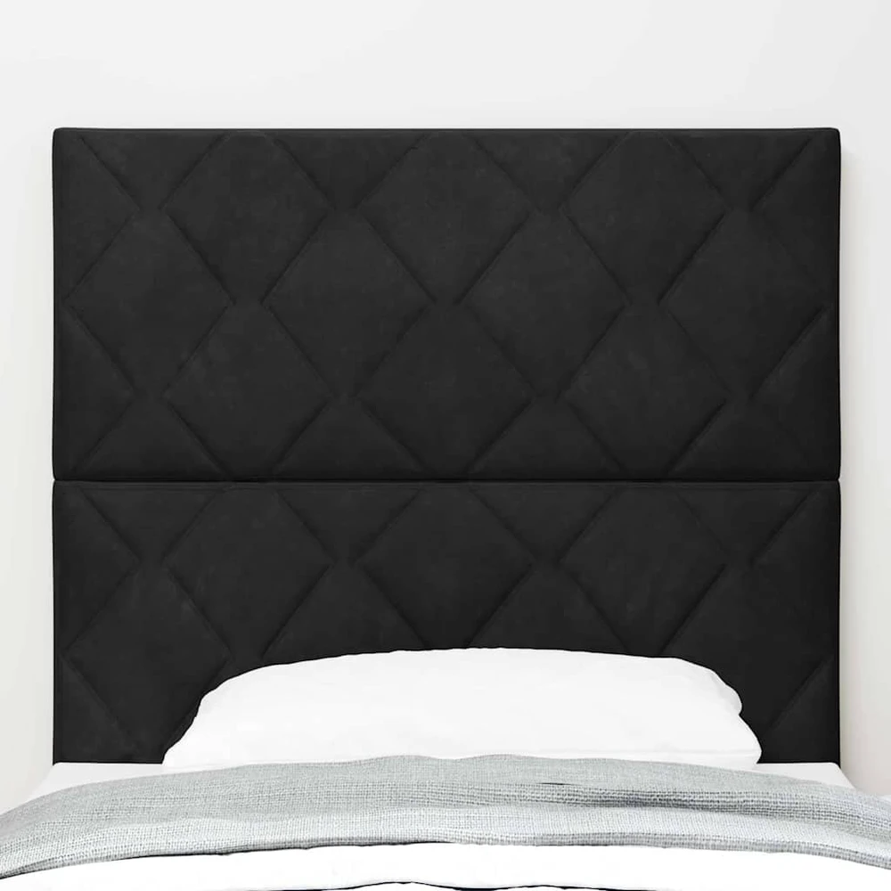 LED galvūgalis Juodas 90 cm Aksomas