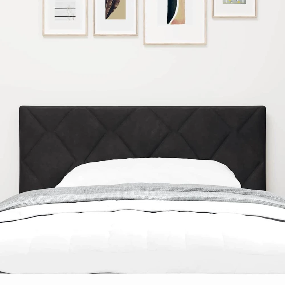 LED galvūgalis Juodas 90 cm Aksomas
