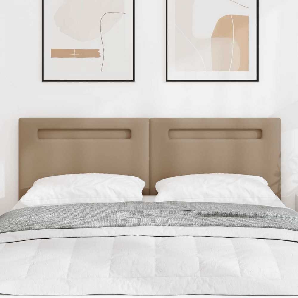 LED galvūgalis Kapučino 144 cm Dirbtinė oda