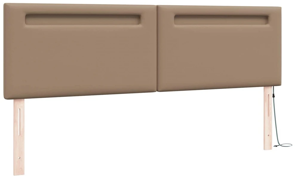 LED galvūgalis Kapučino 180 cm Dirbtinė oda