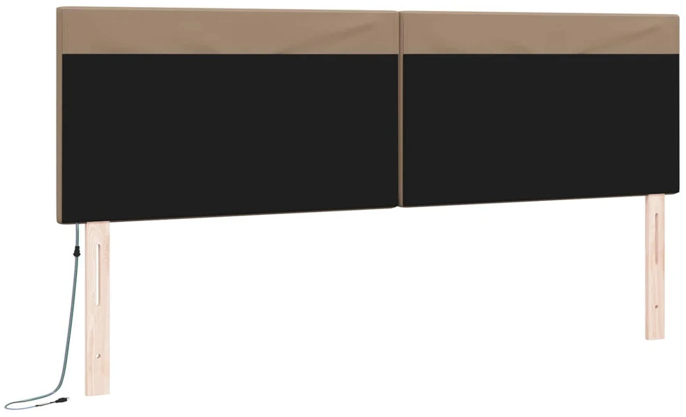 LED galvūgalis Kapučino 180 cm Dirbtinė oda