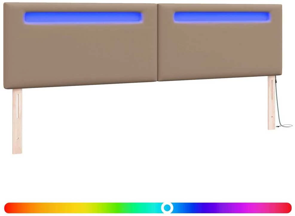 LED galvūgalis Kapučino Dirbtinė oda