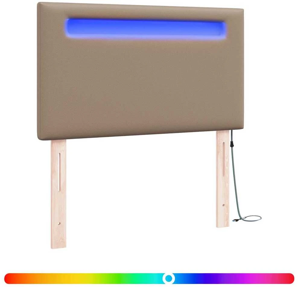 LED galvūgalis Kapučino Dirbtinė oda