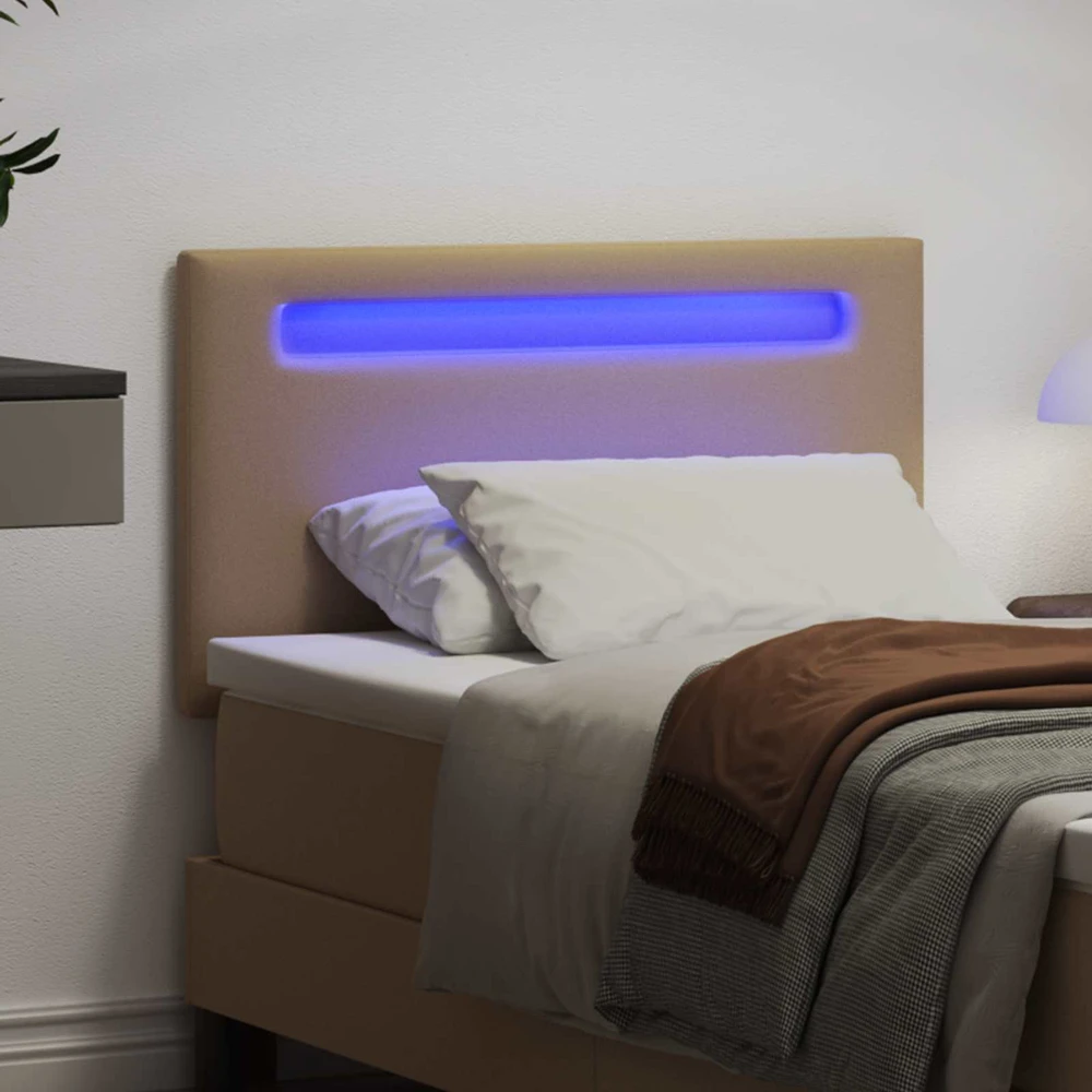 LED galvūgalis Kapučino Dirbtinė oda