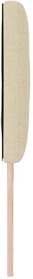 LED galvūgalis Kreminė 180 cm audinys