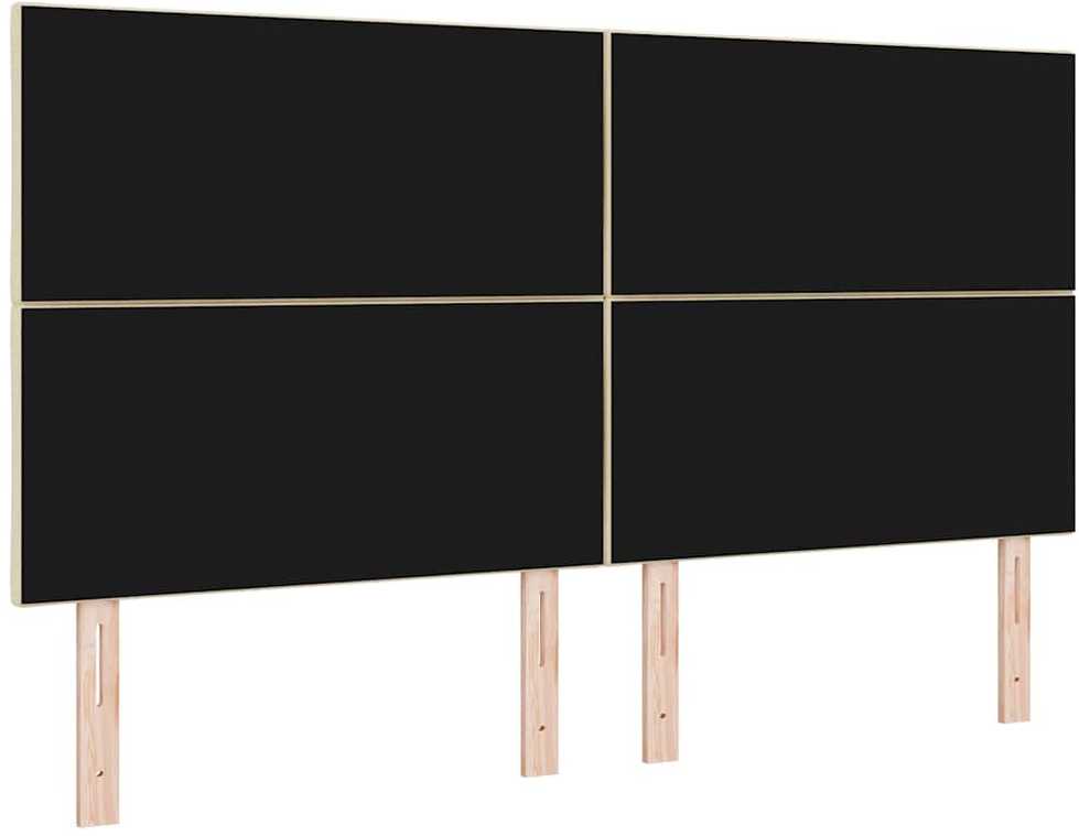 LED galvūgalis Kreminė 180 cm audinys