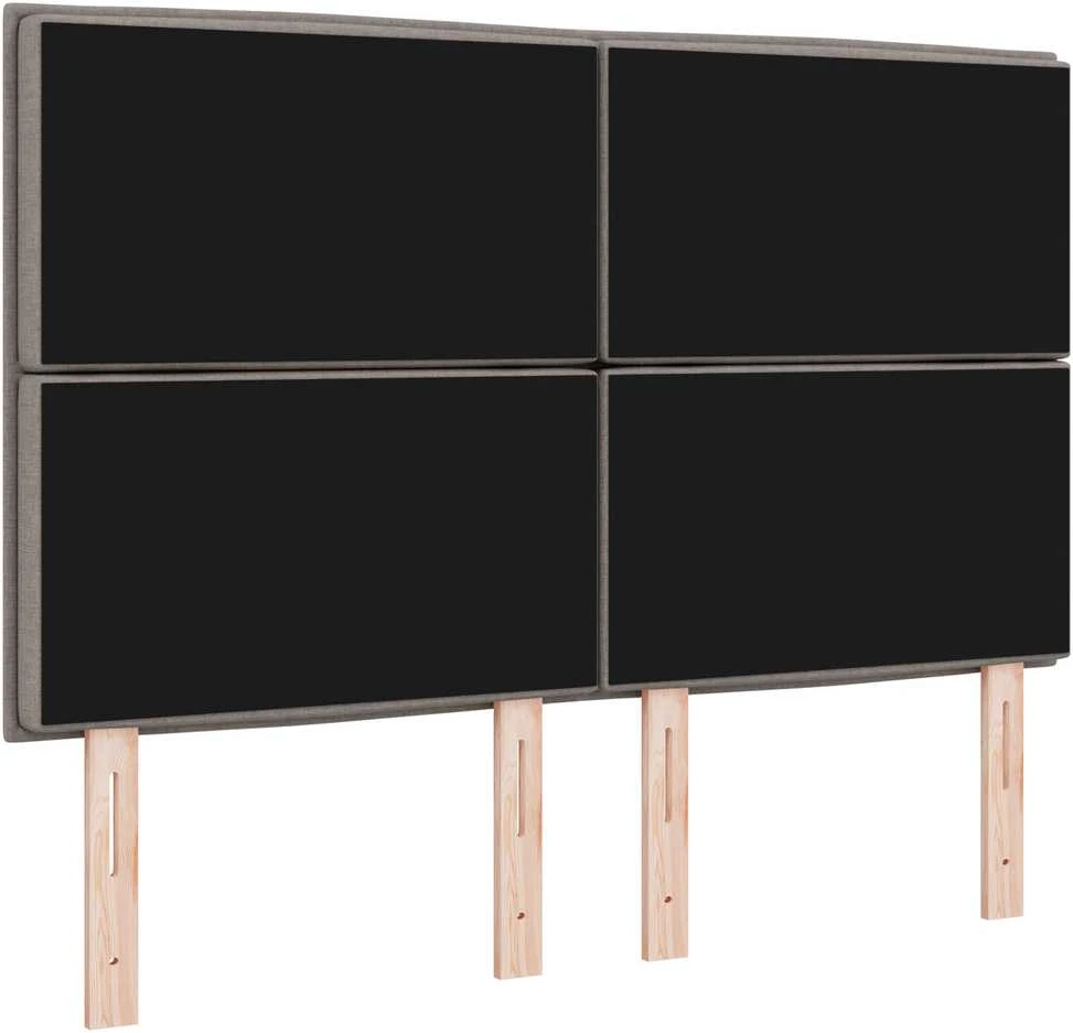 LED galvūgalis Taupe audinys