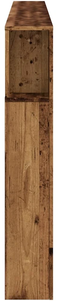 LED galvūgalis, medienos, 220x18,5x103,5cm, apdirbta mediena