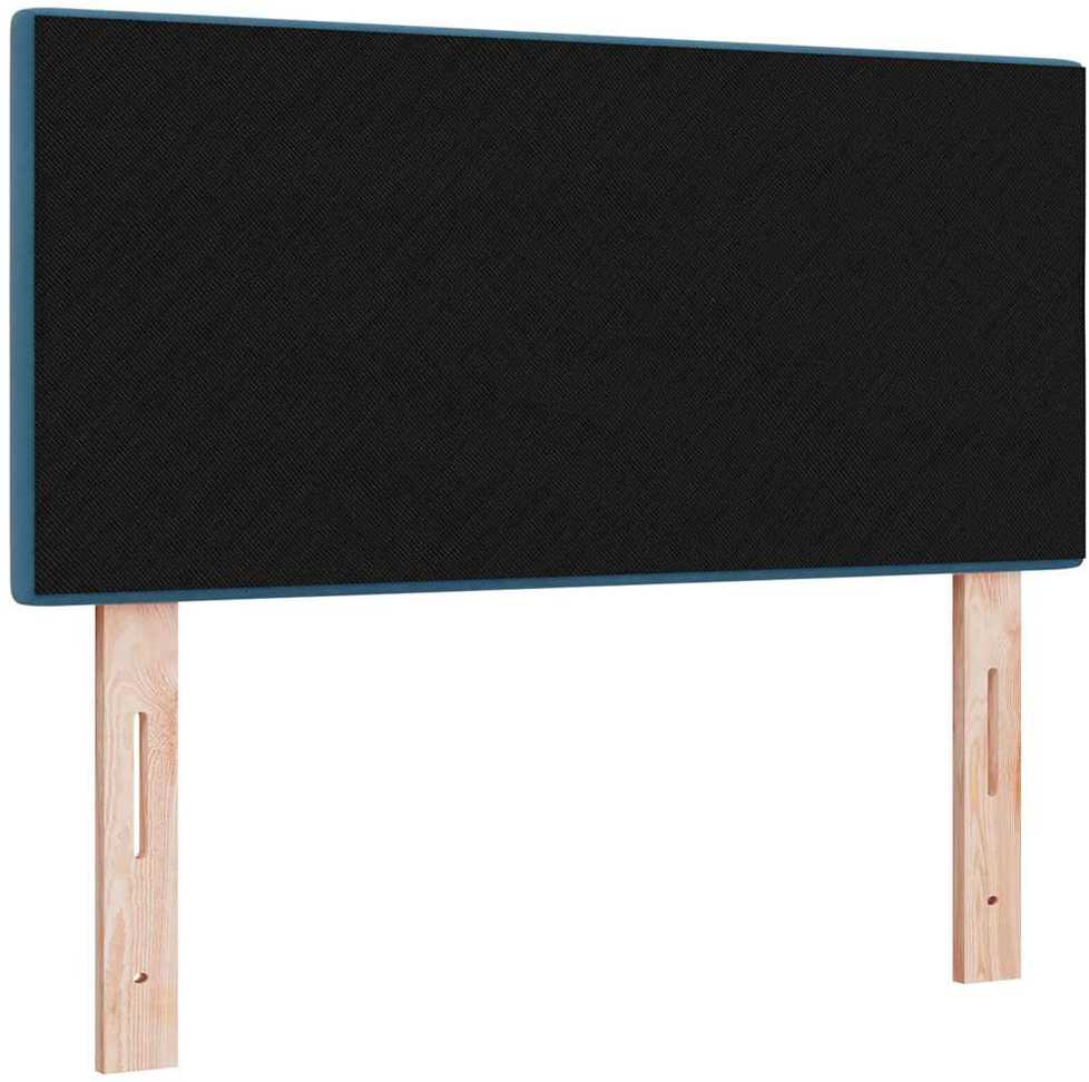 LED galvūgalis su LED juostelėmis Mėlyna 80 cm Aksomas