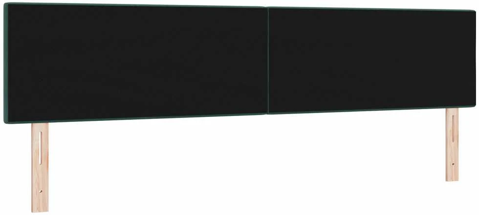 LED galvūgalis su LED juostelėmis Žalia 200 cm Aksomas