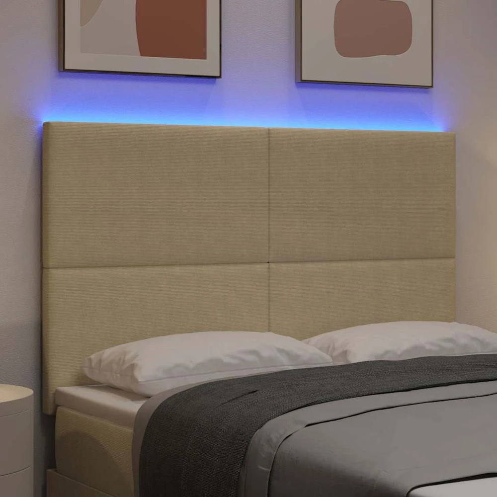 LED galvūgalis Pilkai žalia 160 cm Kordūrinis audinys