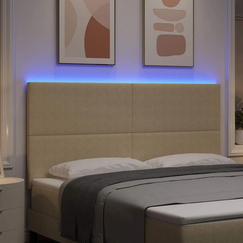 LED galvūgalis Pilkai žalia 180 cm Kordūrinis audinys