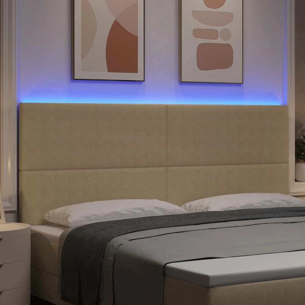 LED galvūgalis Pilkai žalia 200 cm Kordūrinis audinys