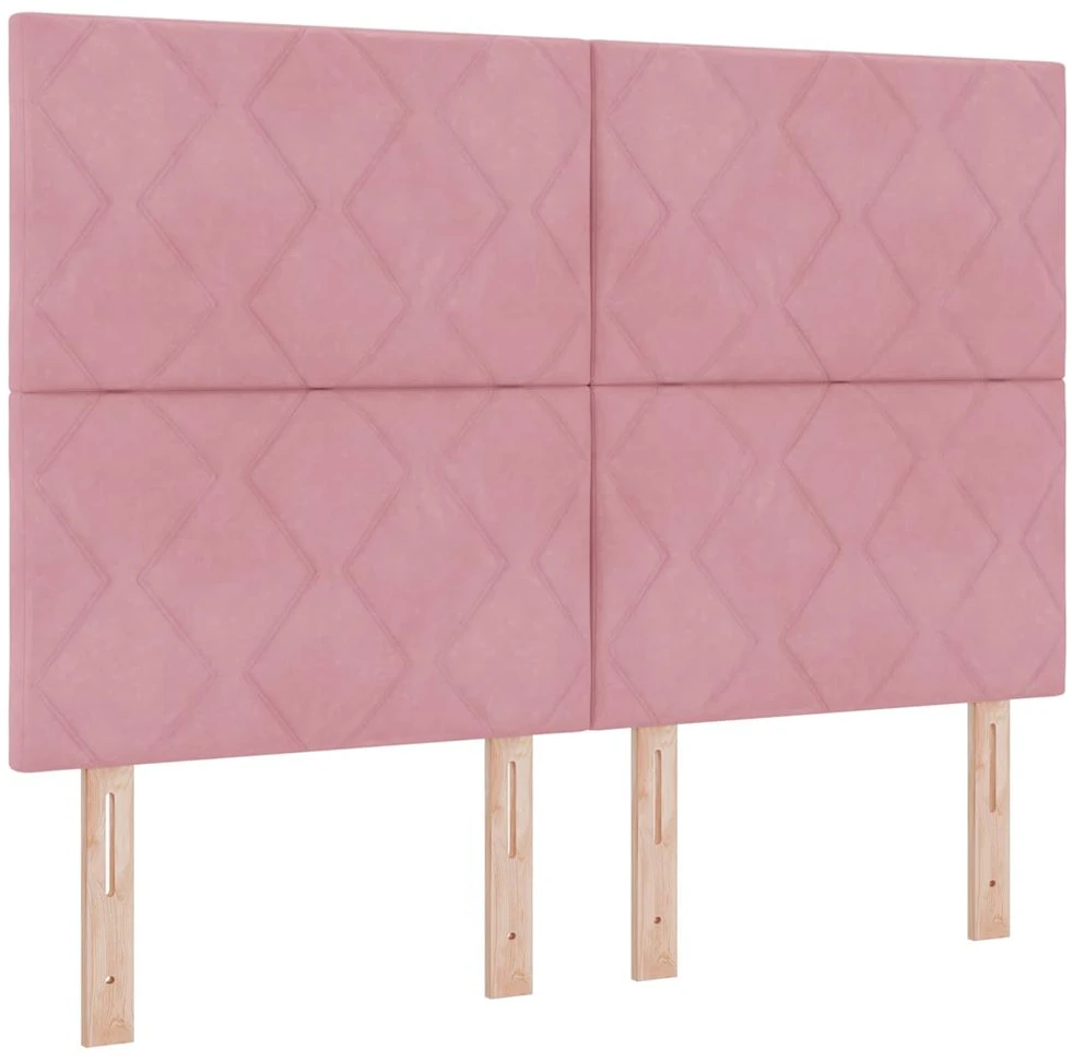 LED galvūgalis Rožinė 144 cm Aksomas