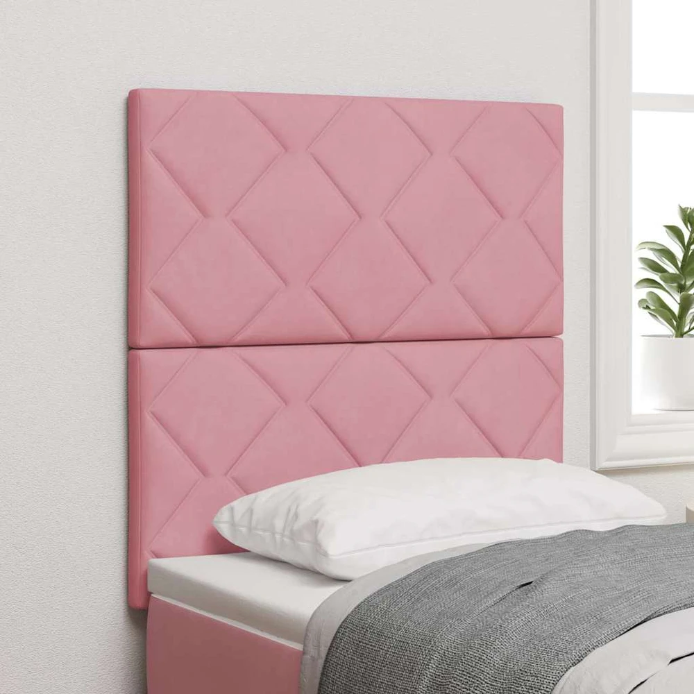 LED galvūgalis Rožinė 80 cm Aksomas