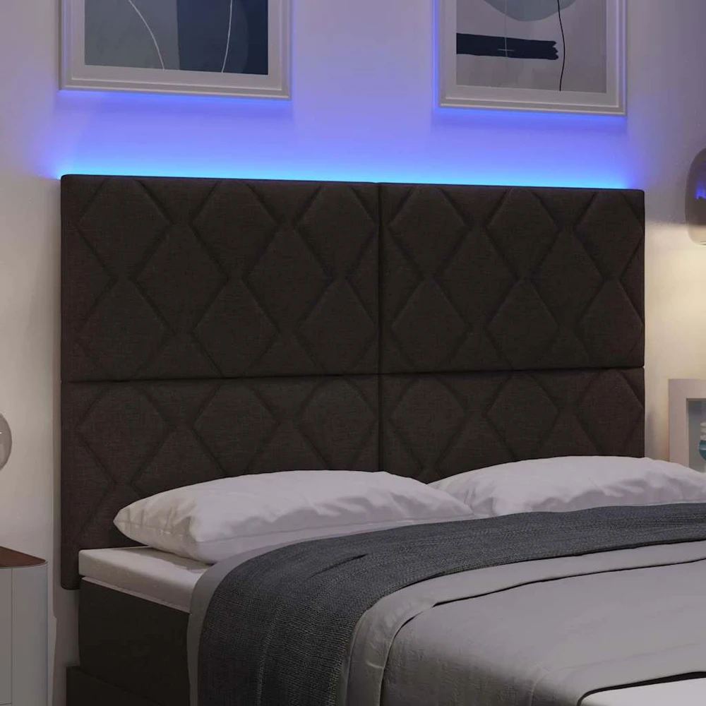 LED galvūgalis Ruda 160 cm audinys