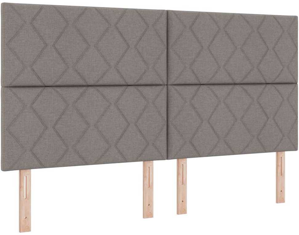 LED galvūgalis Taupe audinys