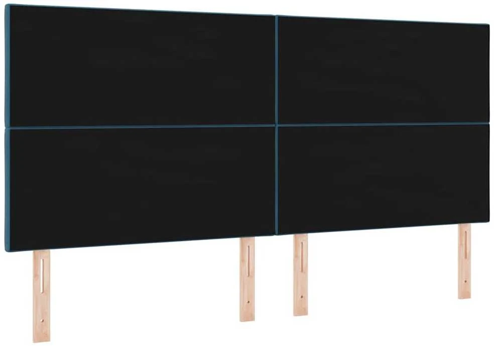 LED galvūgalis Tamsiai mėlyna 200 cm Aksomas