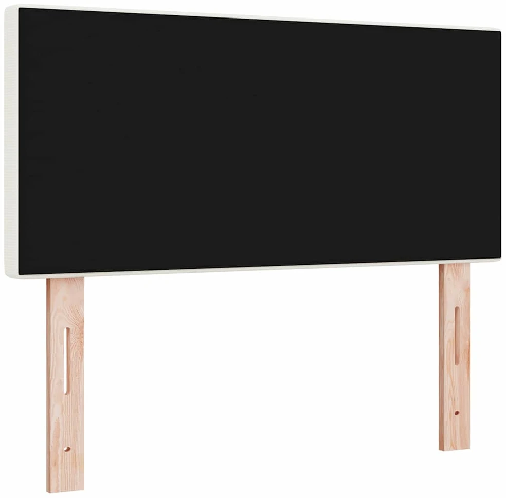 LED galvūgalis su galvūgalio Kreminė 100 cm Kordūrinis audinys