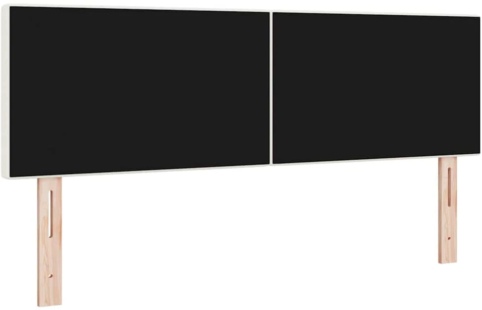 LED galvūgalis su galvūgalio Kreminė 160 cm Kordūrinis audinys
