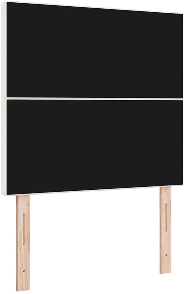 LED galvūgalis su galvūgalio Kreminė 80 cm Kordūrinis audinys