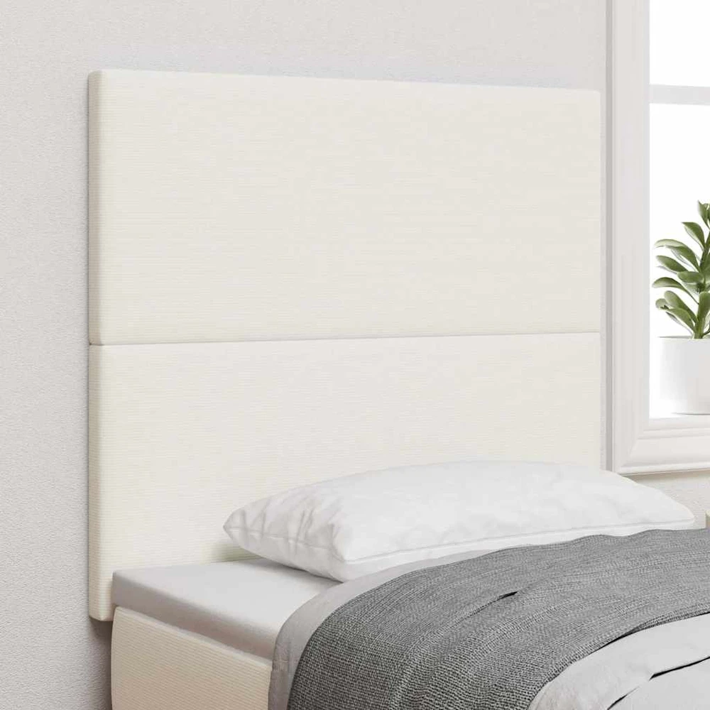LED galvūgalis su galvūgalio Kreminė 80 cm Kordūrinis audinys