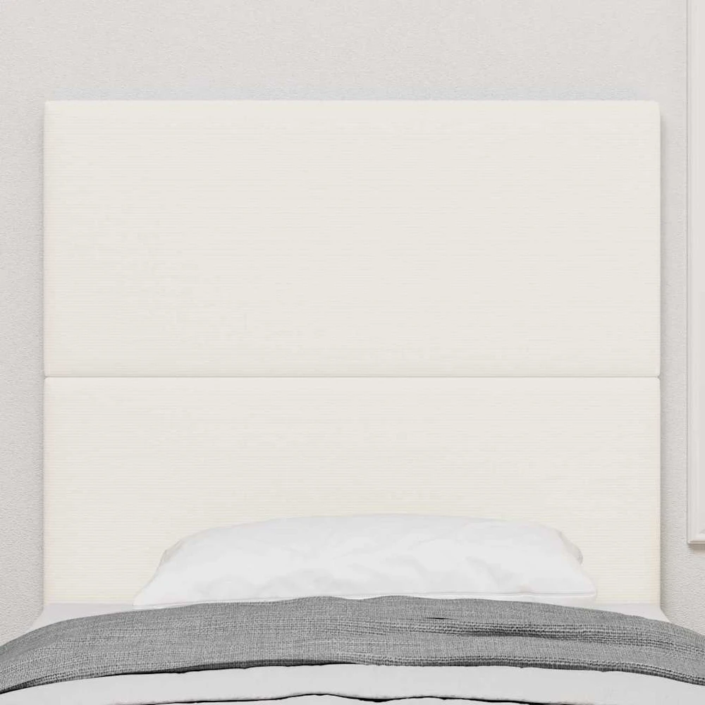 LED galvūgalis su galvūgalio Kreminė 80 cm Kordūrinis audinys