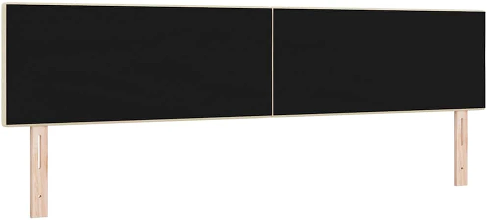 LED galvūgalis su LED juostelėmis Kreminė 200 cm audinys
