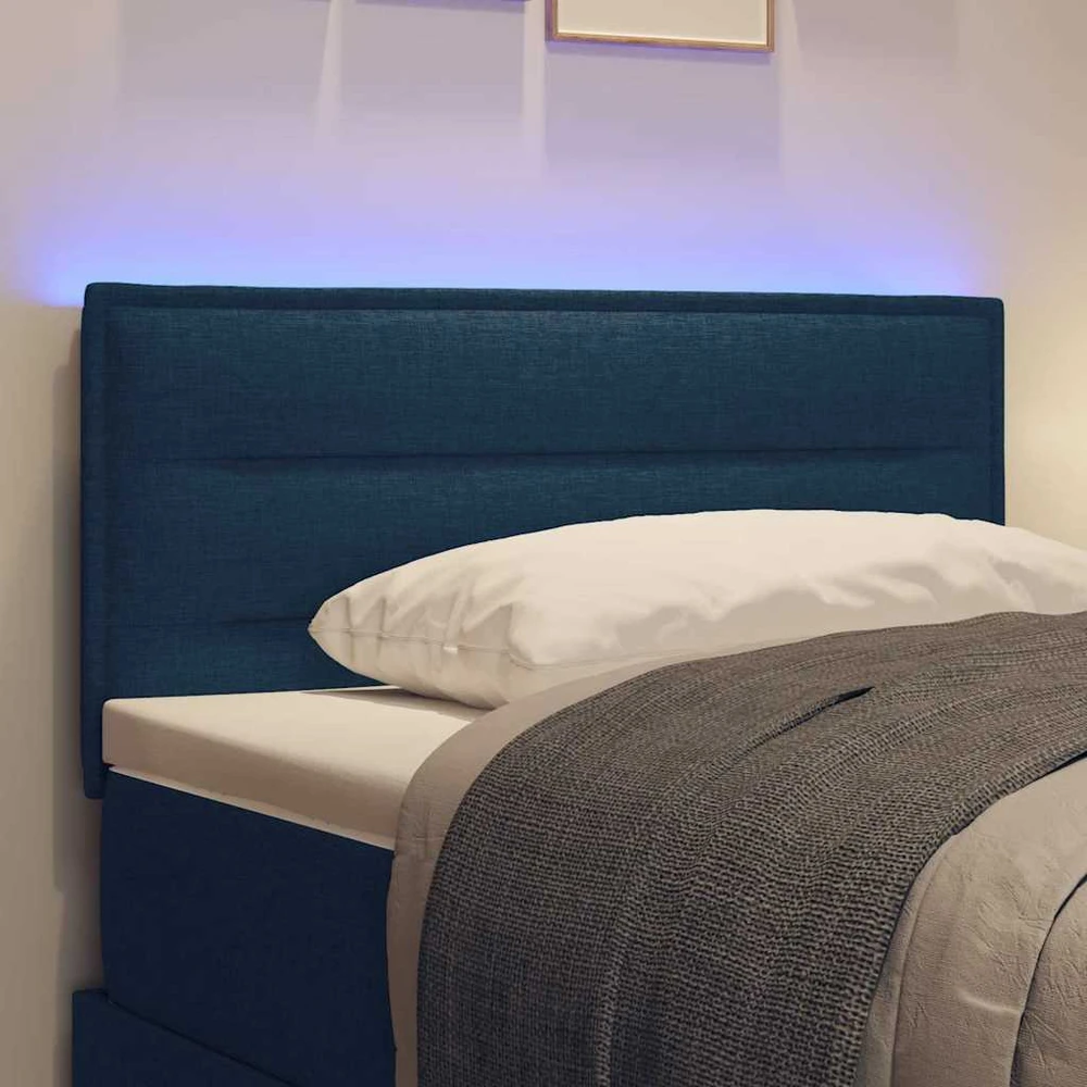 LED galvūgalis su LED juostelėmis Mėlyna 100 cm audinys