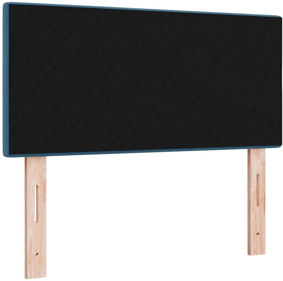 LED galvūgalis su LED juostelėmis Mėlyna 80 cm Aksomas