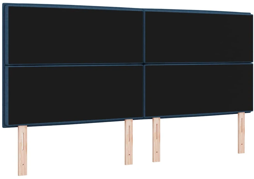 LED galvūgalis su LED juostelėmis Mėlyna 200 cm audinys