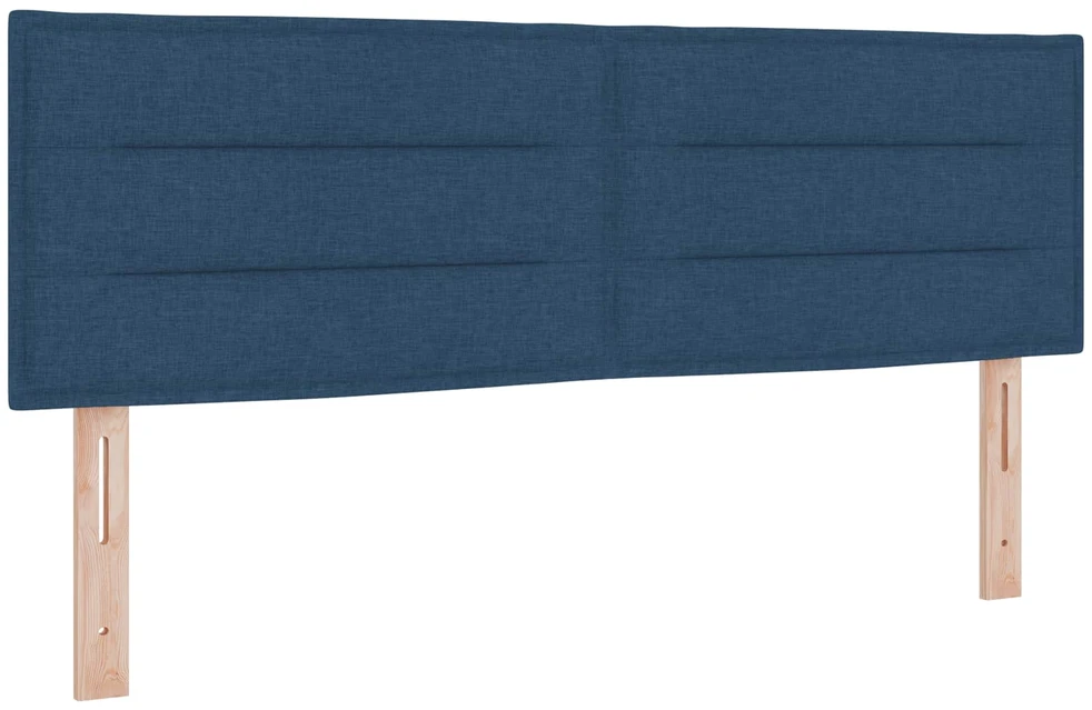 LED galvūgalis su LED juostelėmis Mėlyna 144 cm audinys