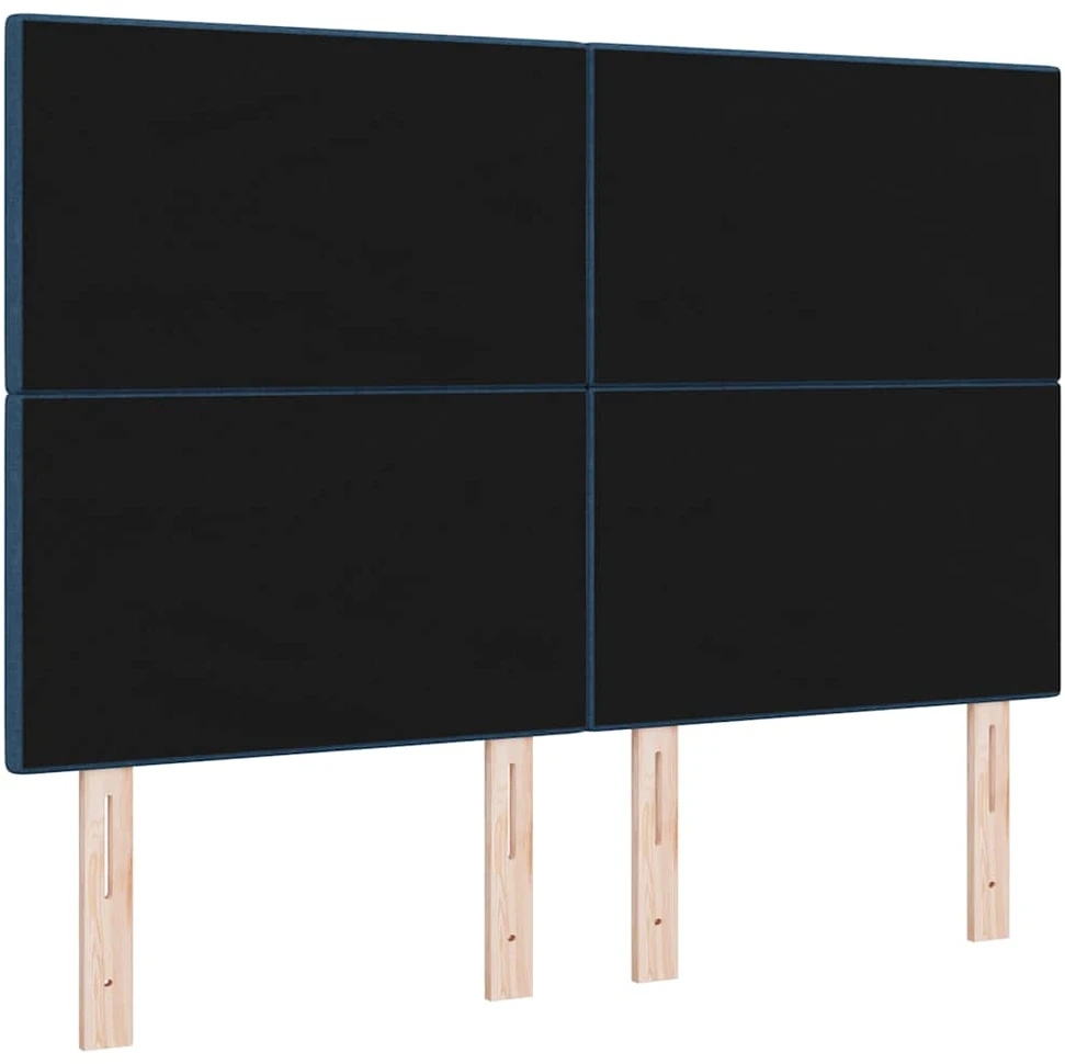 LED galvūgalis su LED juostelėmis Mėlyna 144 cm audinys