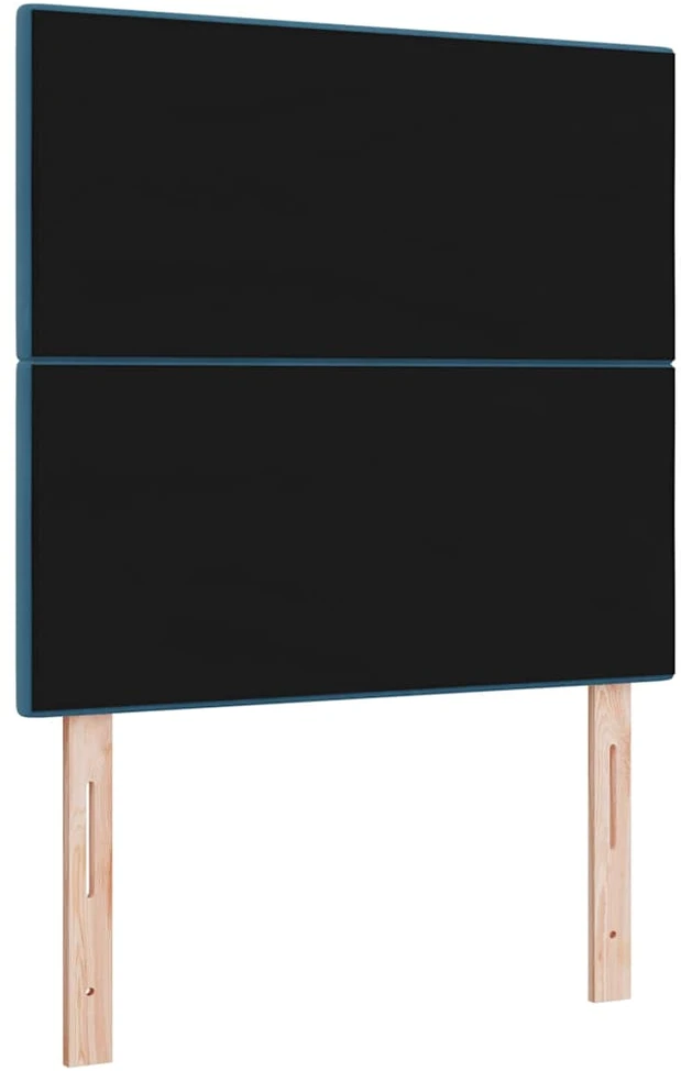 LED galvūgalis su LED juostelėmis Mėlyna 80 cm Aksomas