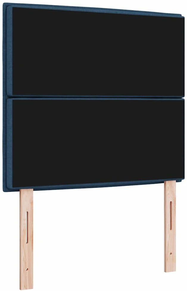 LED galvūgalis su LED juostelėmis Mėlyna 90 cm audinys