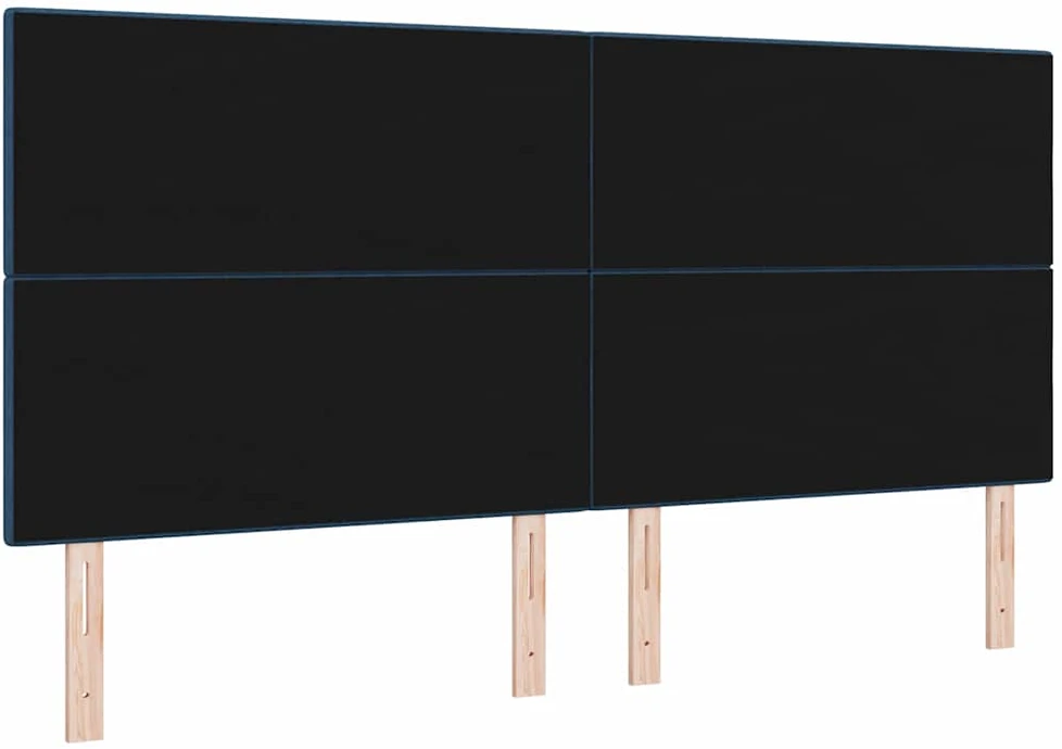 LED galvūgalis su LED juostelėmis Mėlyna 200 cm audinys