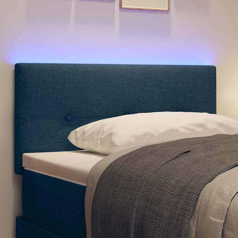 LED galvūgalis su LED juostelėmis Mėlyna 90 cm audinys