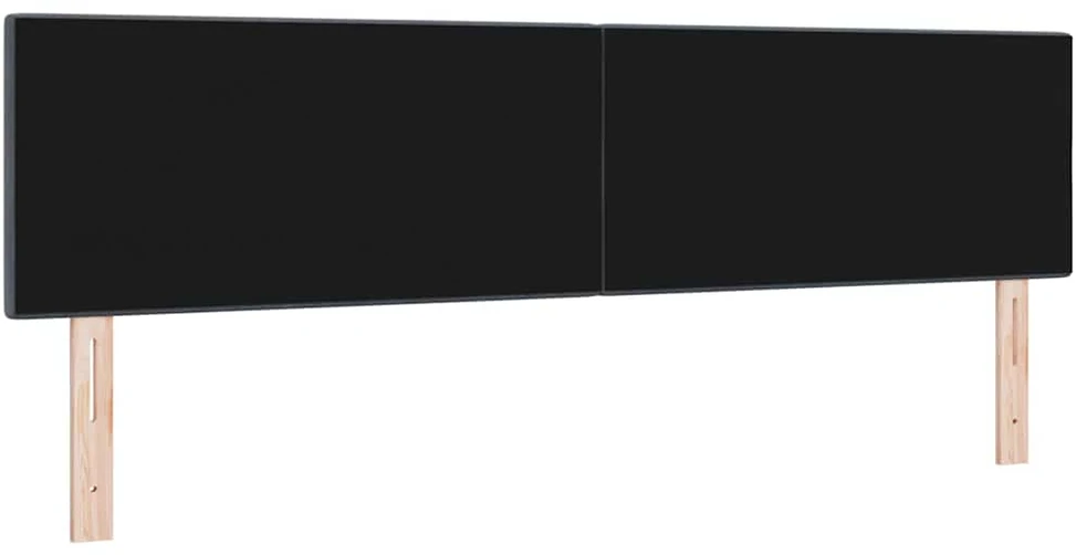 LED galvūgalis su LED juostelėmis Pilka 180 cm Aksomas