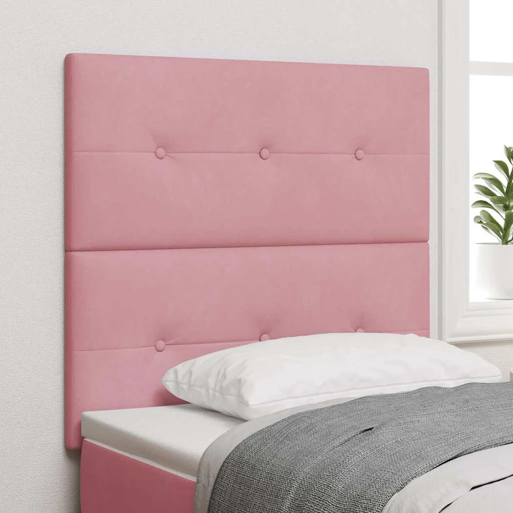LED galvūgalis su LED juostelėmis Rožinė 100 cm Aksomas