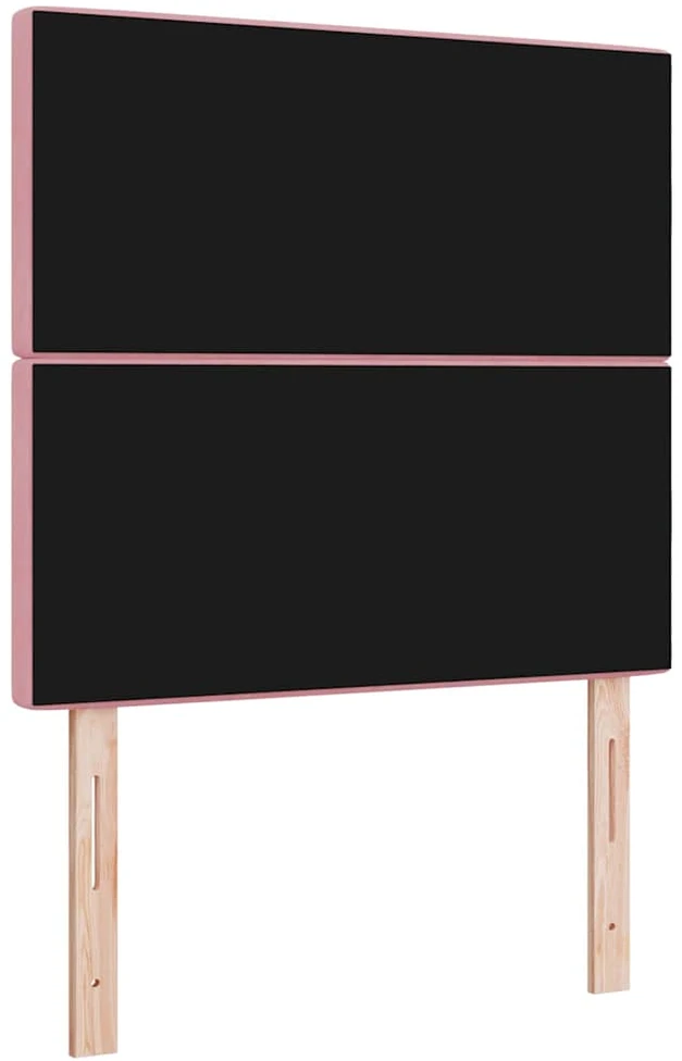 LED galvūgalis su LED juostelėmis Rožinė 90 cm Aksomas
