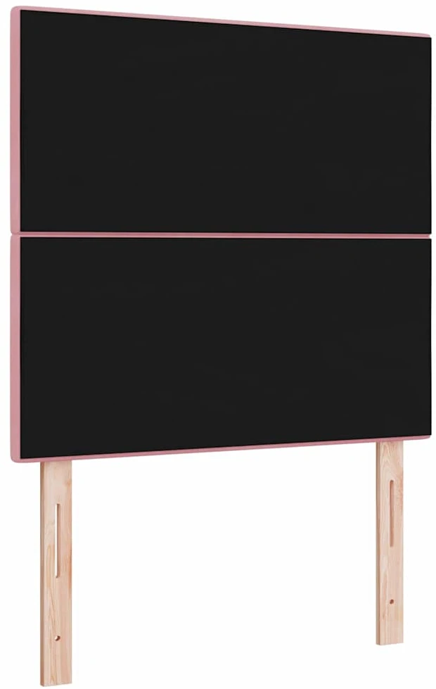 LED galvūgalis su LED juostelėmis Rožinė 80 cm Aksomas