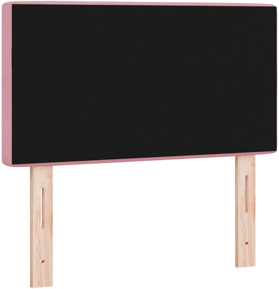 LED galvūgalis su LED juostelėmis Rožinė 80 cm Aksomas