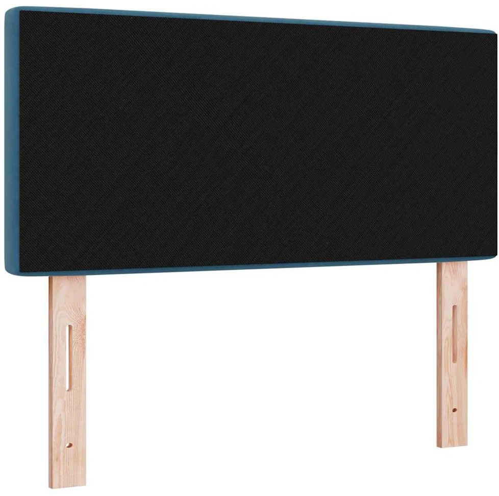 LED galvūgalis su LED juostelėmis Tamsiai mėlyna 100 cm Aksomas