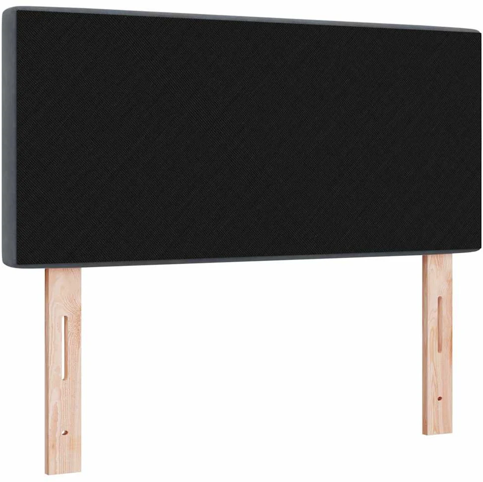 LED galvūgalis su LED juostelėmis Tamsiai pilka 100 cm Aksomas