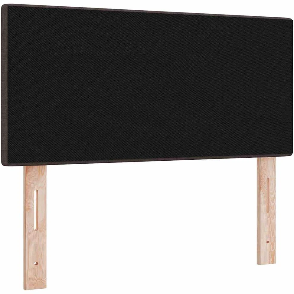 LED galvūgalis su LED juostelėmis Tamsiai rudas 90 cm audinys